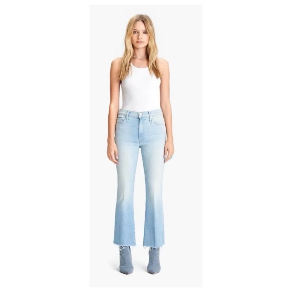 NWOT Anthropologie MOTHER The Hustler Ankle Fray In When In Rome  Size 27